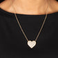 Spellbinding Sweetheart - Gold - Paparazzi Necklace Image