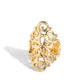 Fantastically Floral - Gold - Paparazzi Ring Image