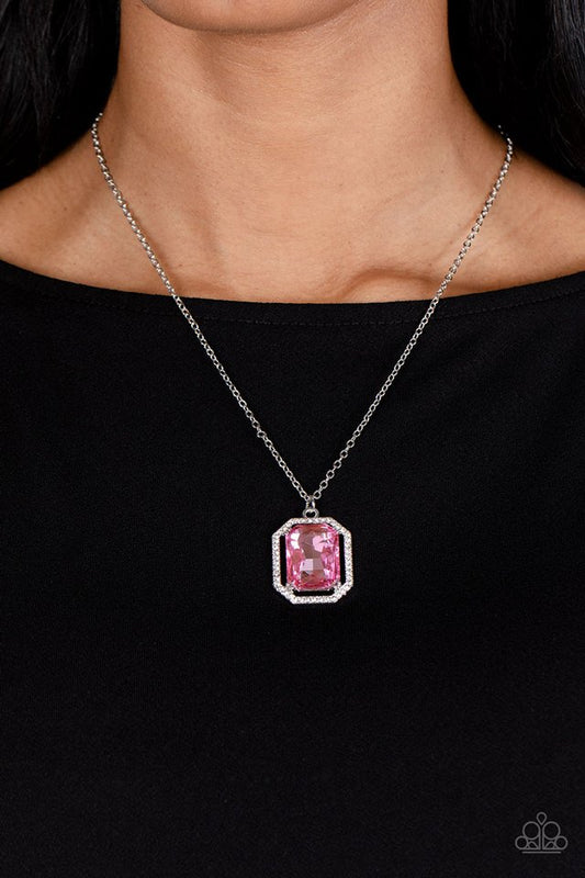 Galloping Gala - Pink - Paparazzi Necklace Image