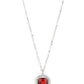 Galloping Gala - Red - Paparazzi Necklace Image