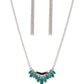 Flash of Fringe - Green - Paparazzi Necklace Image