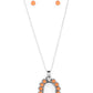 Sahara Sea - Orange - Paparazzi Necklace Image