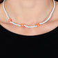 Bewitching Beading - Orange - Paparazzi Necklace Image