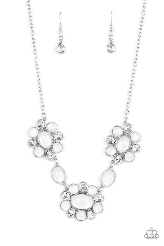 Your Chariot Awaits - White - Paparazzi Necklace Image