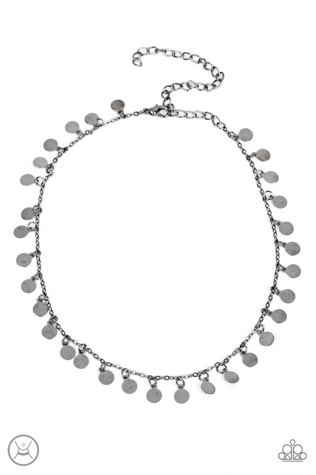 Champagne Catwalk - Black - Paparazzi Necklace Image