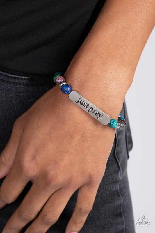 Just Pray - Multi - Paparazzi Bracelet Image