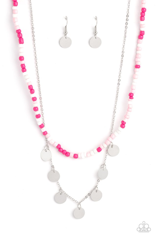 Comet Candy - Pink - Paparazzi Necklace Image