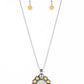 Sahara Sea - Yellow - Paparazzi Necklace Image