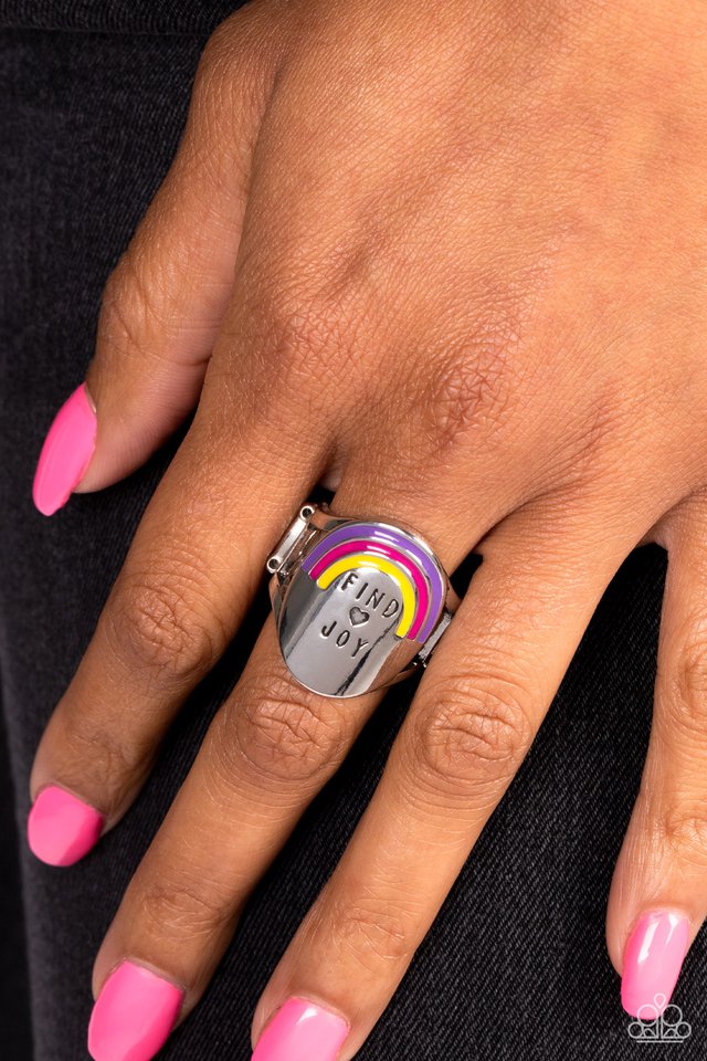 Rainbow of Joy - Multi - Paparazzi Ring Image