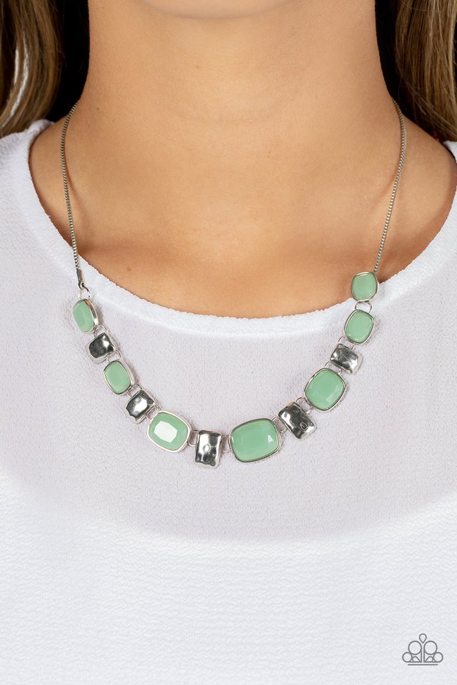 Polished Parade - Green - Paparazzi Necklace Image