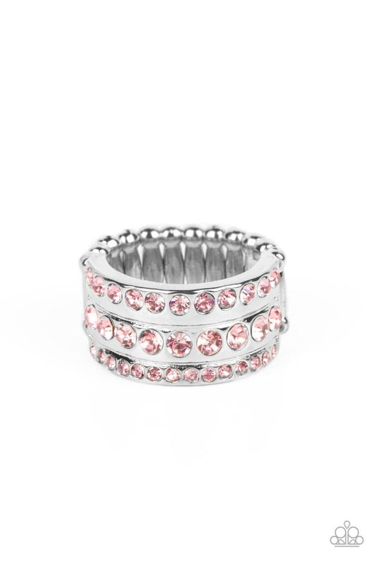 Privileged Poise - Pink - Paparazzi Ring Image