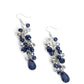 Cheeky Cascade - Blue - Paparazzi Earring Image