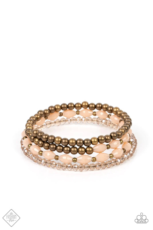 Paparazzi Bracelet ~ Celestial Chapter - Brass