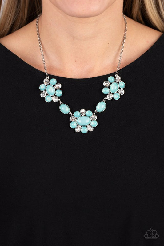 Your Chariot Awaits - Blue - Paparazzi Necklace Image