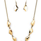 Raw Rapture - Brass - Paparazzi Necklace Image