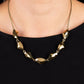 Raw Rapture - Brass - Paparazzi Necklace Image