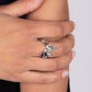 Flawless Flutter - Purple - Paparazzi Ring Image