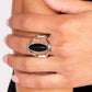Spartan Stone - Black - Paparazzi Ring Image