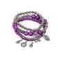 Individual Inflorescence - Purple - Paparazzi Bracelet Image