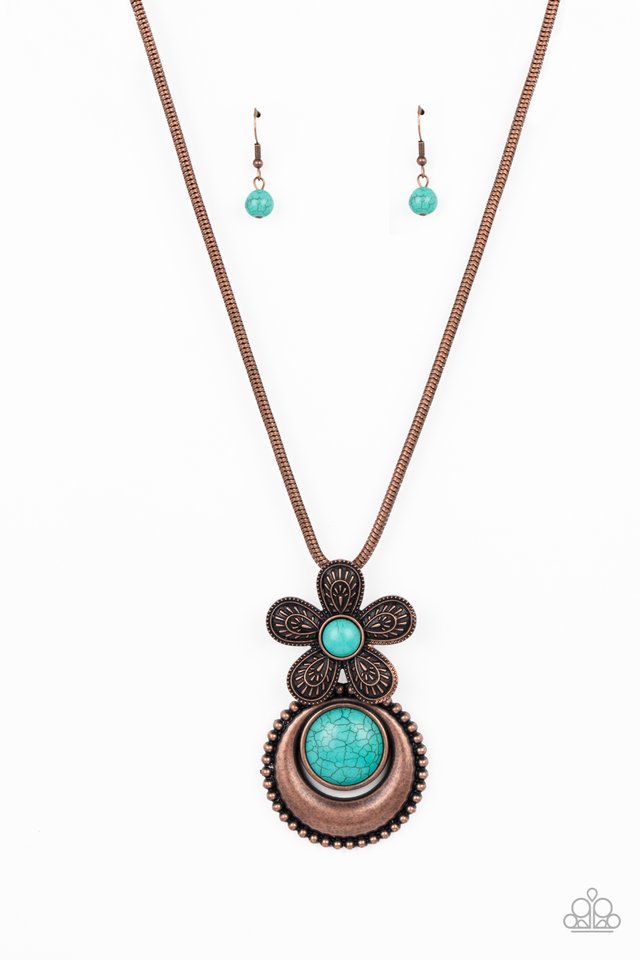 Bohemian Blossom - Copper - Paparazzi Necklace Image