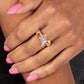 Fetching Flutter - Rose Gold - Paparazzi Ring Image