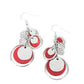 Saved by the SHELL - Red - Paparazzi Earring Image