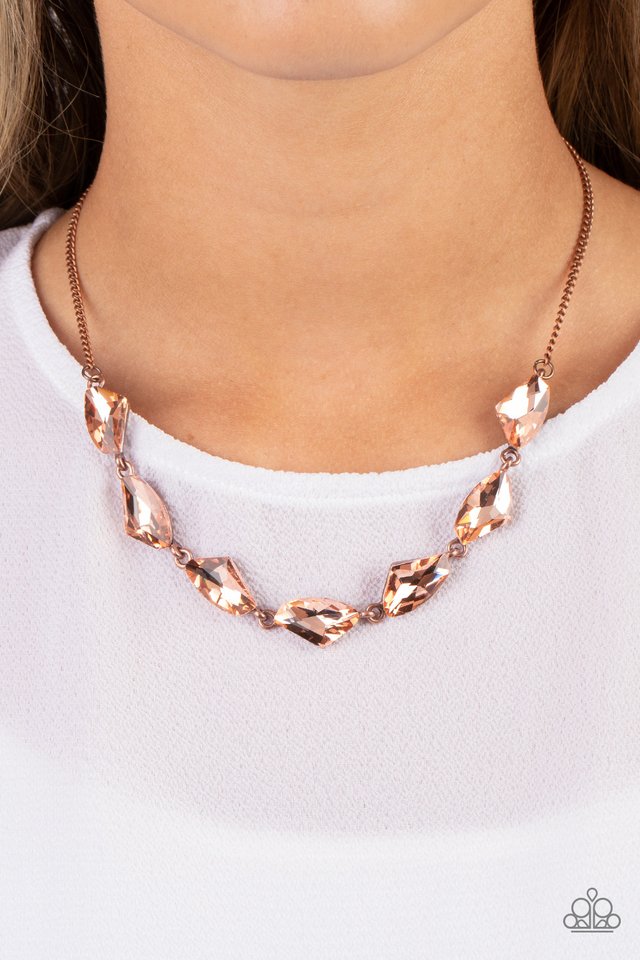 Raw Rapture - Copper - Paparazzi Necklace Image