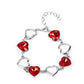 Sentimental Sweethearts - Red - Paparazzi Bracelet Image
