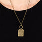 Persevering Philippians - Brass - Paparazzi Necklace Image