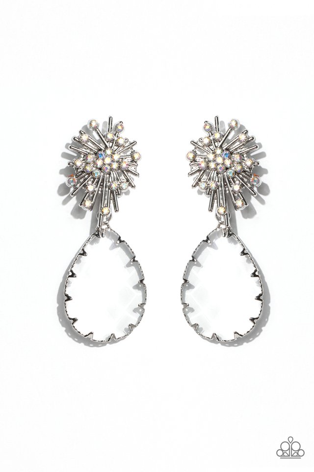 Stellar Shooting Star - Multi - Paparazzi Earring Image