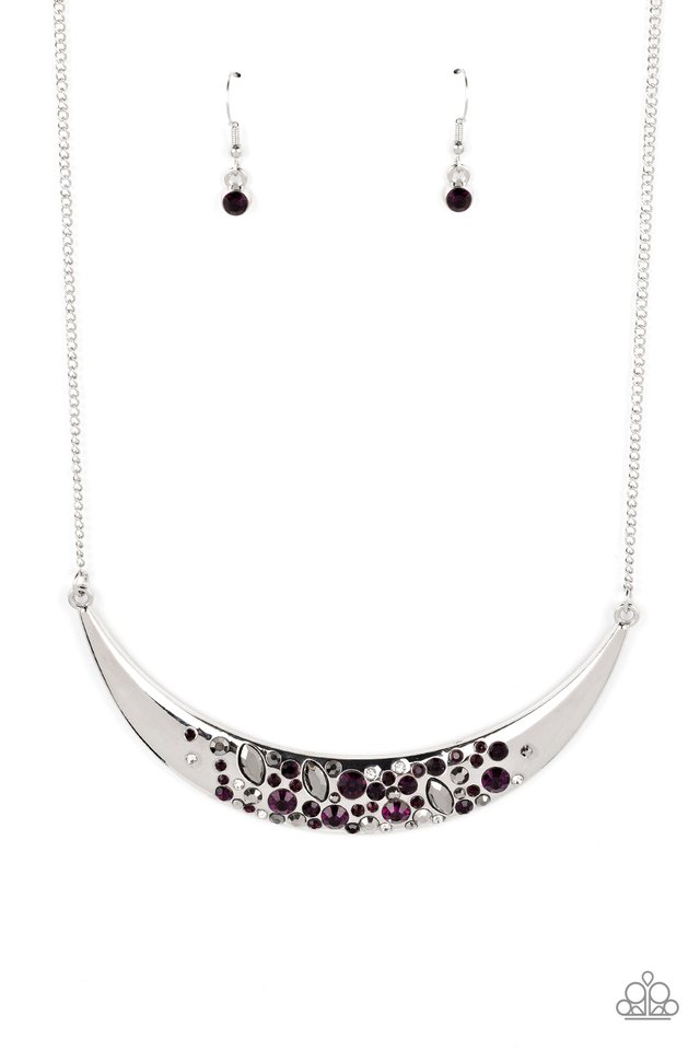 Bejeweled Baroness - Purple - Paparazzi Necklace Image