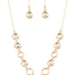 Elegantly Elite - Gold - Paparazzi Necklace Image