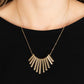 Leading MANE - Gold - Paparazzi Necklace Image