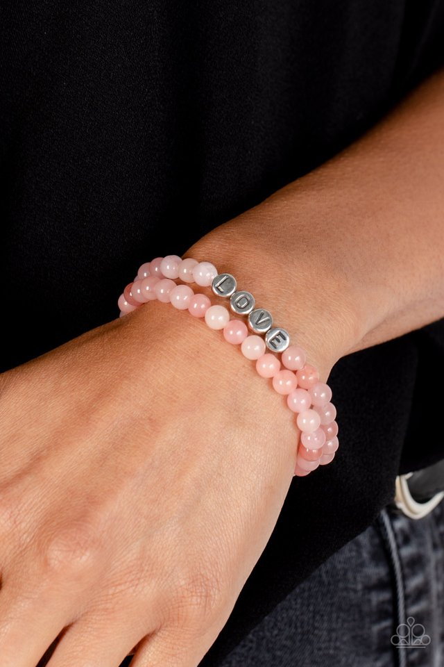 Devoted Dreamer - Pink - Paparazzi Bracelet Image