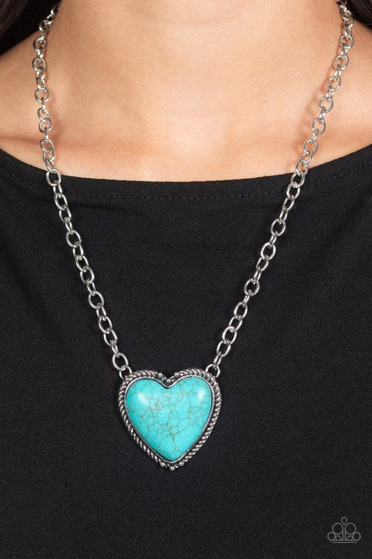 Authentic Admirer - Blue - Paparazzi Necklace Image