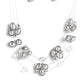 Snow Angels - Silver - Paparazzi Necklace Image