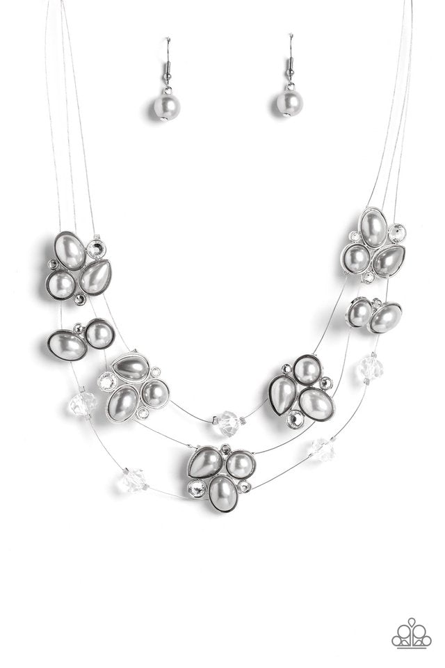 Snow Angels - Silver - Paparazzi Necklace Image