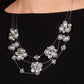 Snow Angels - Silver - Paparazzi Necklace Image