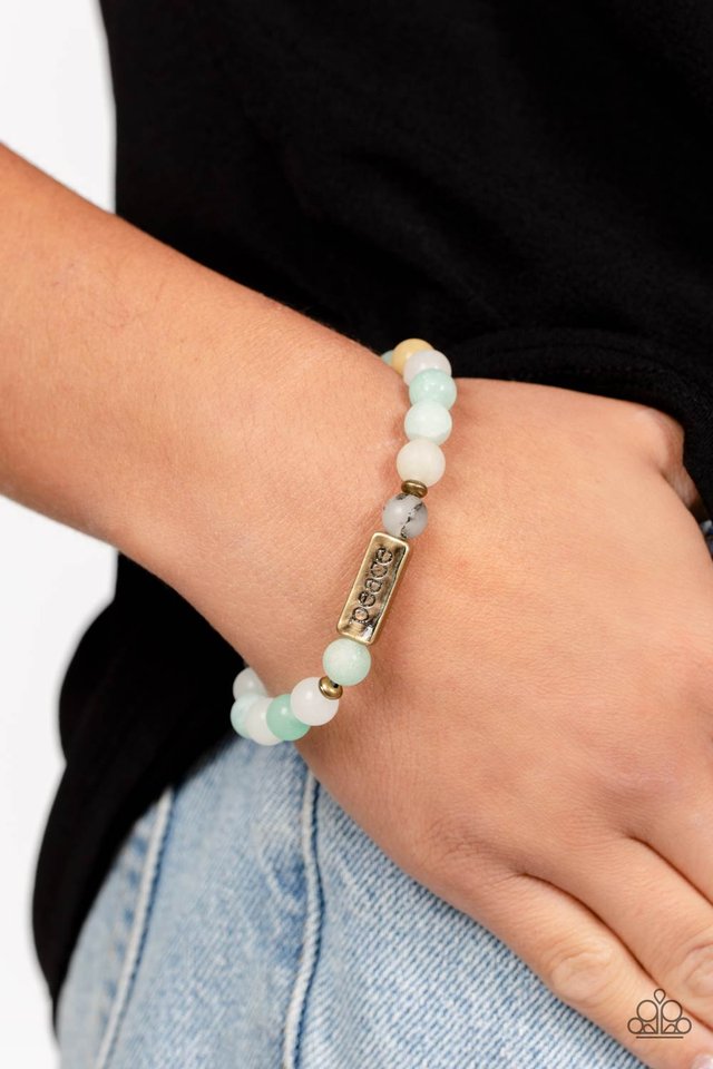 Serene Season - Blue - Paparazzi Bracelet Image