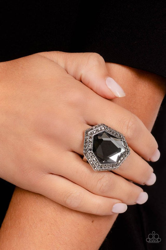 Smoldering Sass - Silver - Paparazzi Ring Image