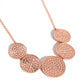 Medaled Mosaic - Copper - Paparazzi Necklace Image