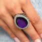 Illuminated Icon - Purple - Paparazzi Ring Image