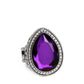 Illuminated Icon - Purple - Paparazzi Ring Image
