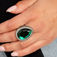 Illuminated Icon - Green - Paparazzi Ring Image