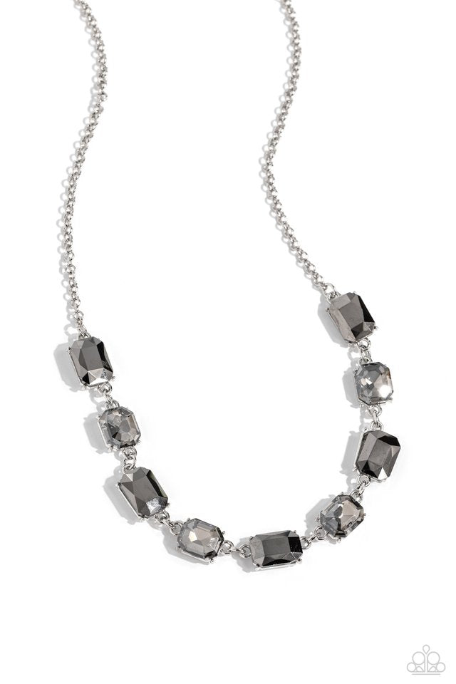 Emerald Envy - Silver - Paparazzi Necklace Image