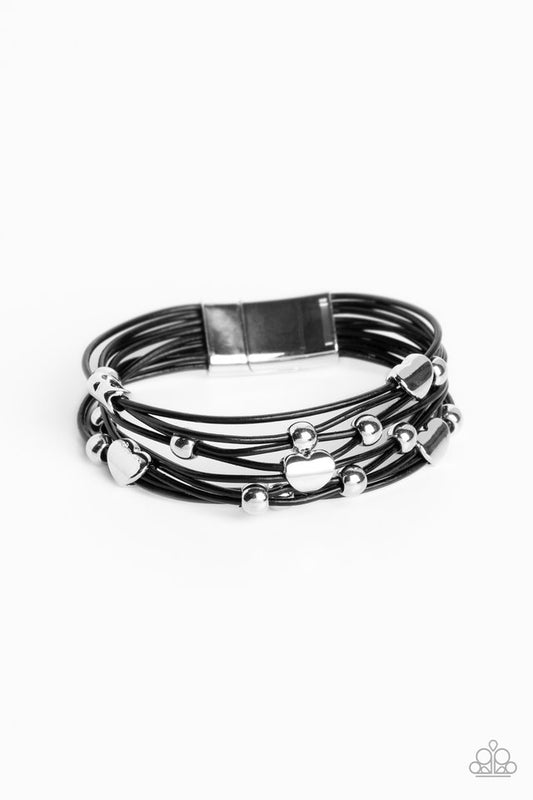 Aphrodite Ascending - Black - Paparazzi Bracelet Image