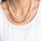 Boardwalk Babe - Gold - Paparazzi Necklace Image