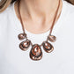 Formally Forged - Copper - Paparazzi Necklace Image