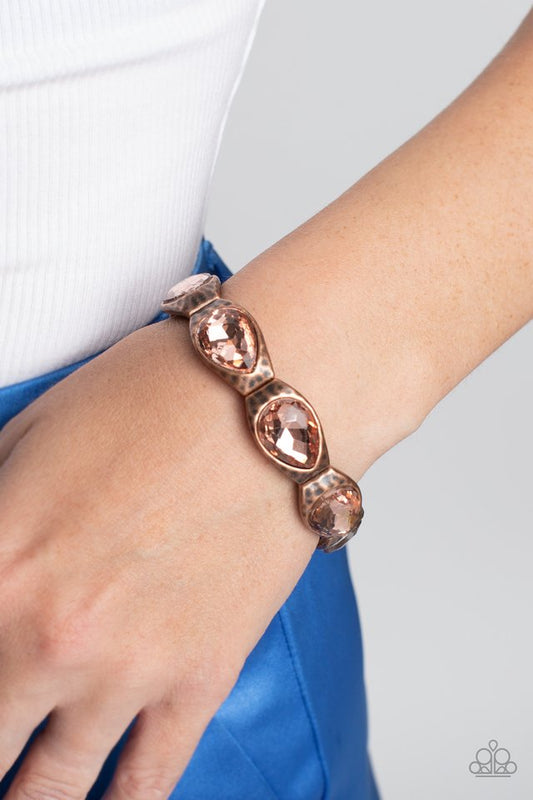 Formal Fanfare - Copper - Paparazzi Bracelet Image