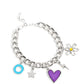 Turn Up the Charm - Purple - Paparazzi Bracelet Image